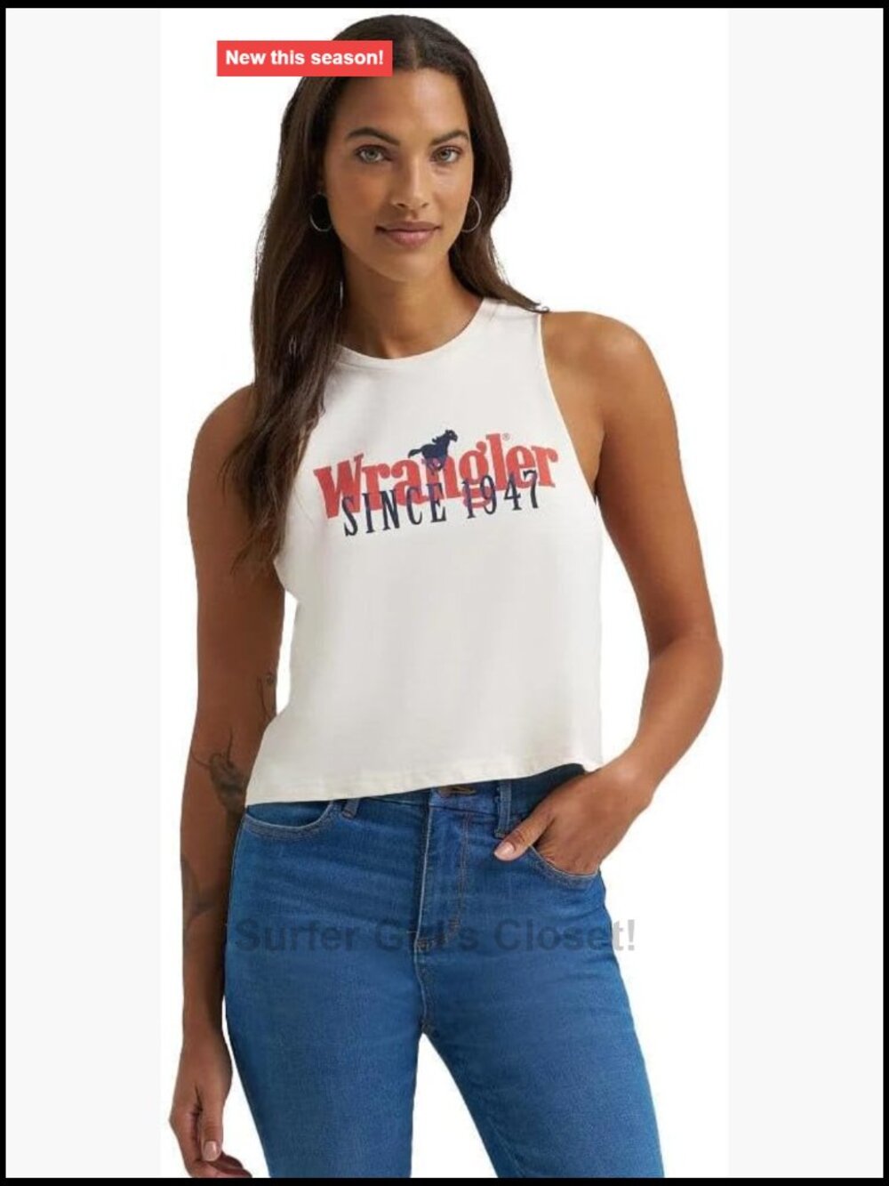 Crop Tank Top Sleeveless Crew Neck Cotton Women's Summer